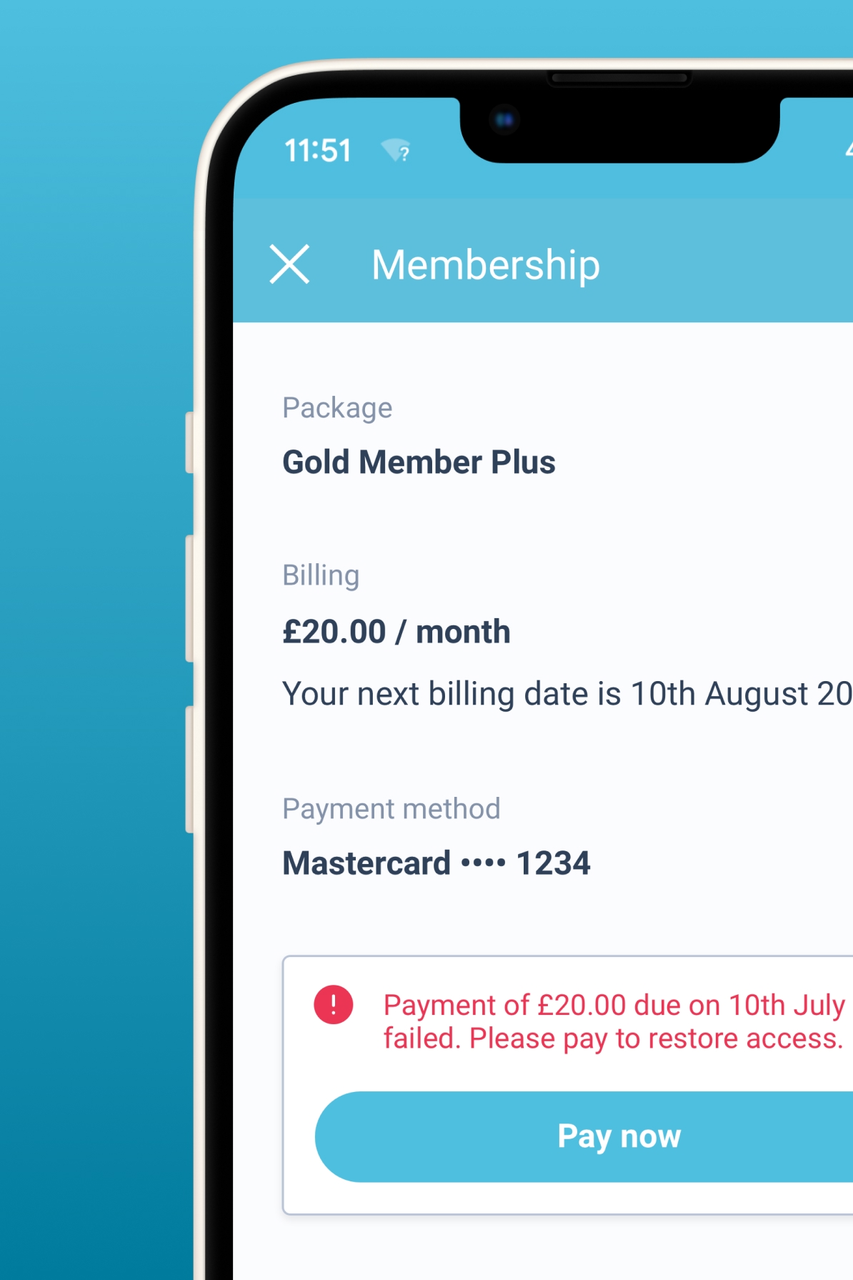 Membership app