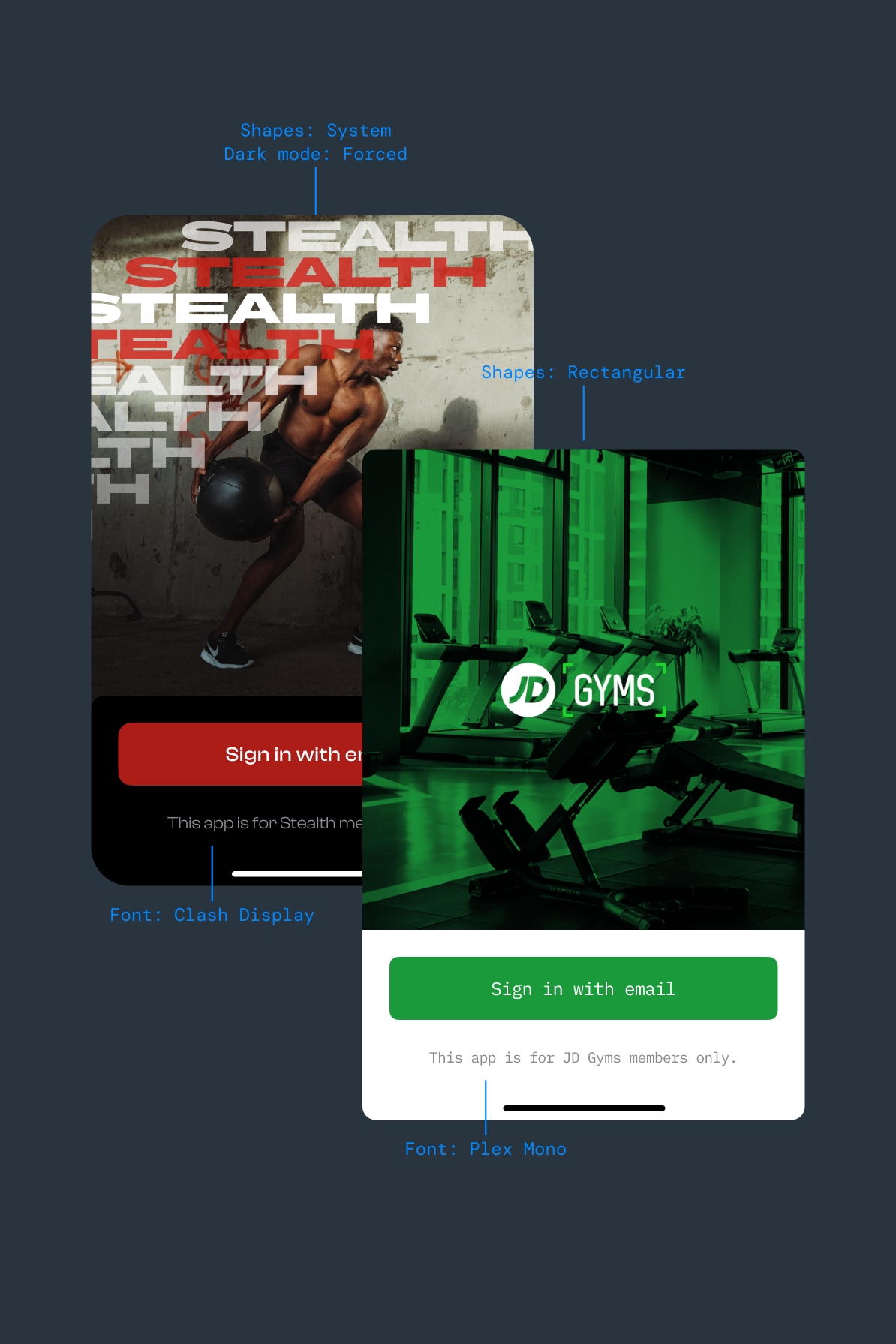 More theming examples